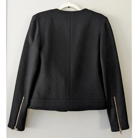 L'Agence Wool Blend Moto Jacket - Picture 6 of 7